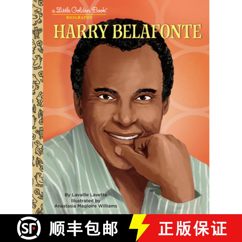 【3-4周达】Harry Belafonte: A Little Golden Book Biography (Presented by Ebony Jr.) [9780593568101]