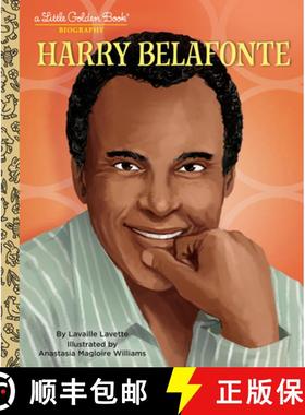【3-4周达】Harry Belafonte: A Little Golden Book Biography (Presented by Ebony Jr.) [9780593568101]
