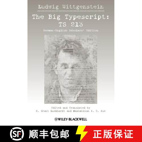 【3-4周达】Big Typescript - Ts 213 German English Scholars' Edition [Wiley哲学] [9781118346334]