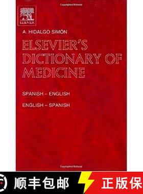 【3-4周达】Elsevier's Dictionary of Medicine: Spanish-English and English-SpanishAbout 28,000 terms [9780444507341]