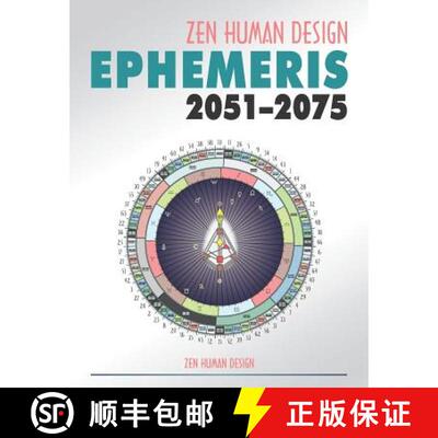 【3-4周达】Zen Human Design Ephemeris 2051-75 [9781931164214]