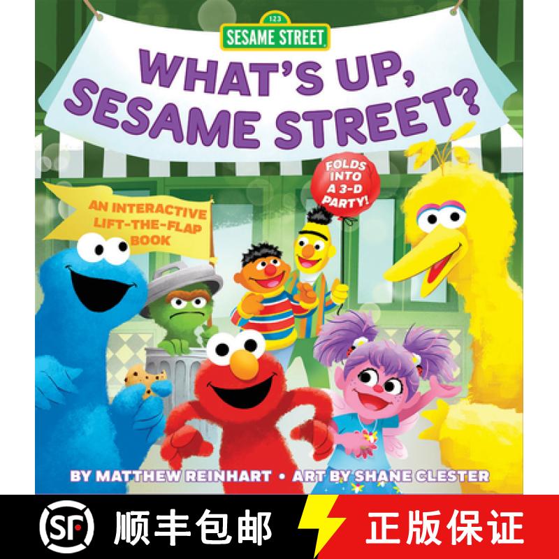 预订 What's Up, Sesame Street? (a Pop Magic Book): Folds Into a 3-D Street Block [9781419770487]