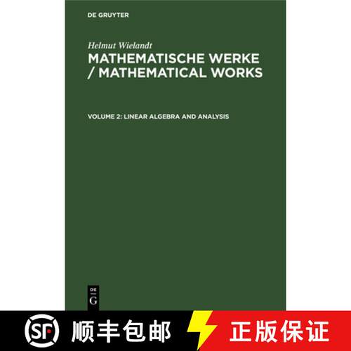 【3-4周达】精装 Linear Algebra and Analysis [9783110124538]