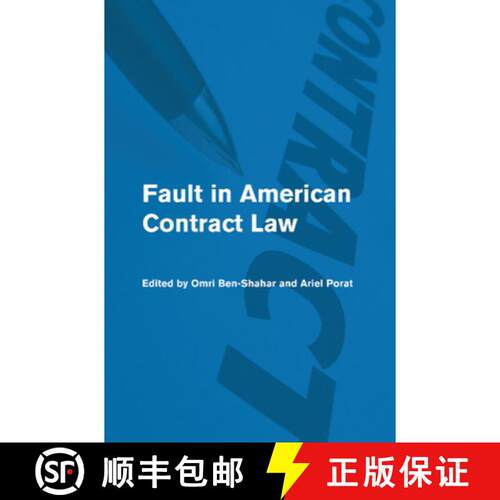 【3-4周达】Fault in American Contract Law [9781107612846]