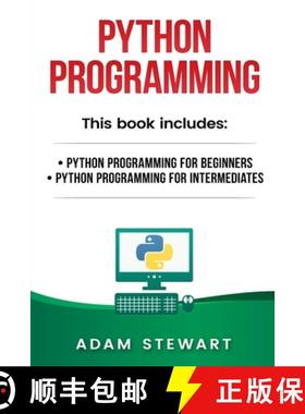 【3-4周达】Python Programming : Python Programming for Beginners, Python Programming for Intermediates [9781951339944]