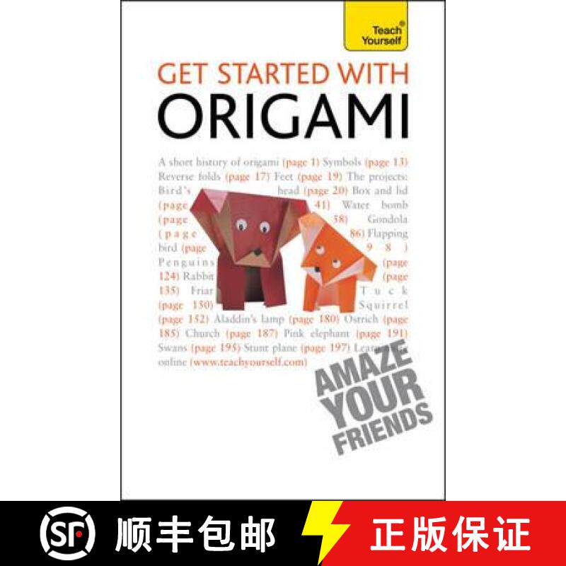 【3-4周达】Get Started with Origami: Teach Yourself [9781444103762]