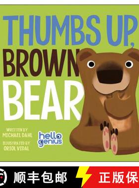 【3-4周达】Thumbs Up, Brown Bear [9781479557943]