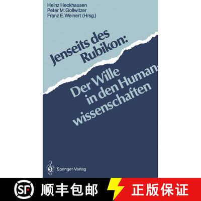 【3-4周达】Jenseits des Rubikon: Der Wille in den Humanwissenschaften [9783540173731]