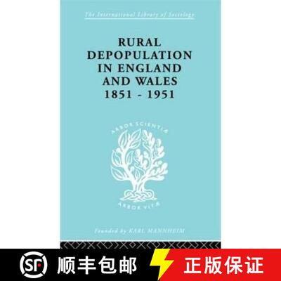 【3-4周达】精装 Rural Depopulation in England and Wales, 1851-1951 [9780415177054]