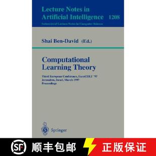 Computational 9783540626855 Israel... Conference 4周达 EuroCOLT Theory Learning Jerusalem Third European