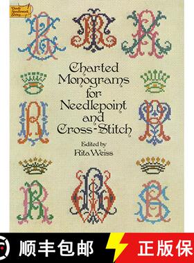 预订 Charted Monograms for Needlepoint and Cross-Stitch [9780486235554]