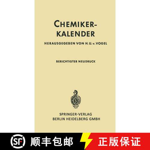 【3-4周达】Chemiker-Kalender [9783662277676]