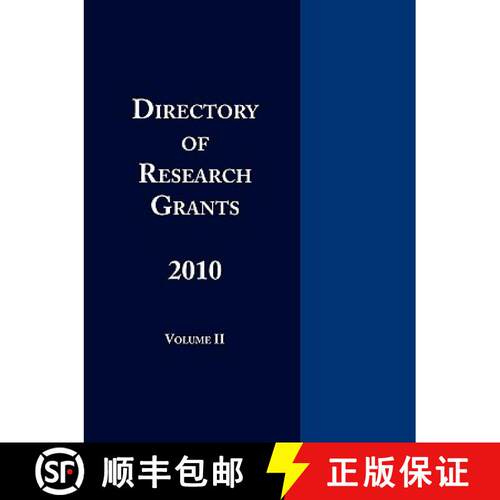 【3-4周达】Directory of Research Grants 2010 Volume 2 [9780984172535]