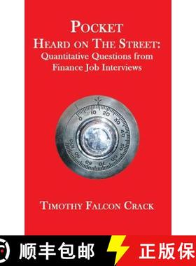 【3-4周达】Pocket Heard on the Street: Quantitative Questions from Finance Job Interviews [9780994103819]