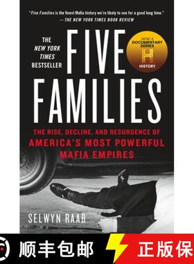 【3-4周达】Five Families: The Rise, Decline, and Resurgence of America's Most Powerful Mafia Empires [9781250101709]