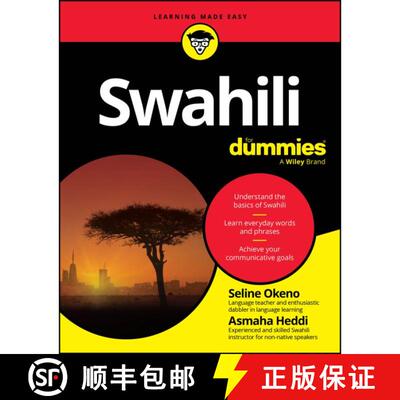 【3-4周达】Swahili For Dummies [9781394191567]