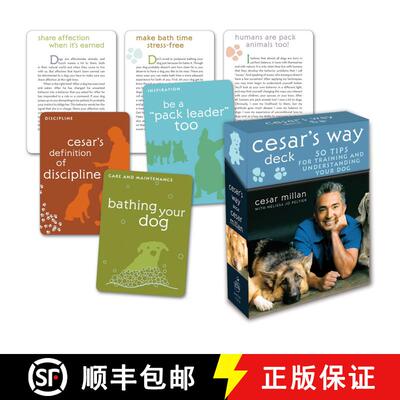 【3-4周达】Cesar's Way Deck 50 Tips for Training and Understanding Your Dog by Millan, Cesar ( Author... [9780307396327]