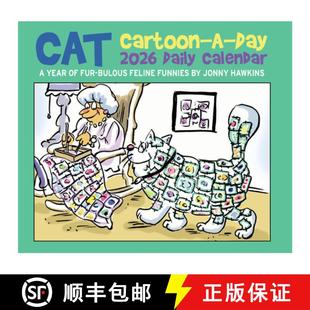 Box Cartoon Day 预订 Hawkins 6.2 Calendar 5.4 2026 9781549254031 Jonny Cat