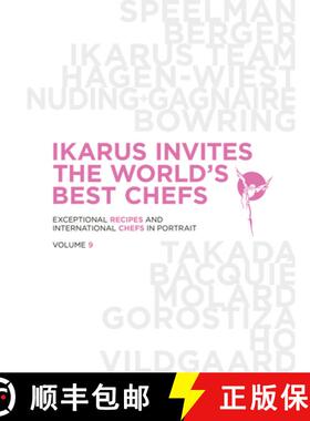 【3-4周达】Ikarus Invites the World's Best Chefs: Exceptional Recipes and International Chefs in Port... [9783967040821]