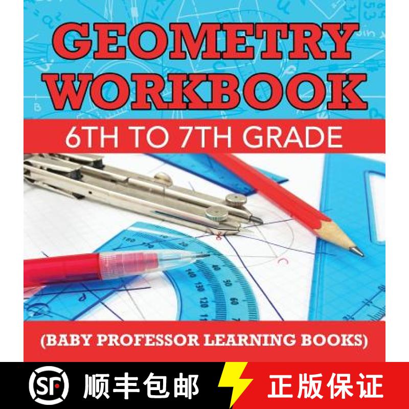 【3-4周达】Geometry Workbook 6th to 7th Grade (Baby Professor Learning Books) [9781682800539]