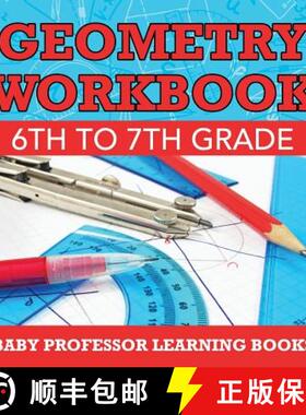 【3-4周达】Geometry Workbook 6th to 7th Grade (Baby Professor Learning Books) [9781682800539]