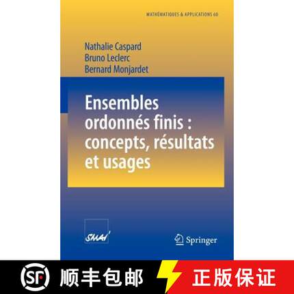 【3-4周达】Ensembles ordonnés finis : concepts, résultats et usages [9783540737551]