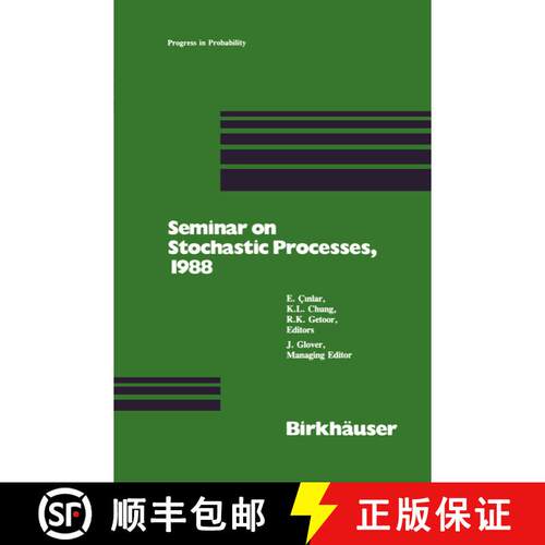 【3-4周达】精装 Seminar on Stochastic Processes, 1988 [9780817634223]