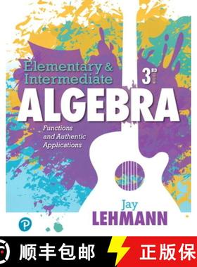 【3-4周达】Elementary & Intermediate Algebra: Functions and Authentic Applications [9780134756974]