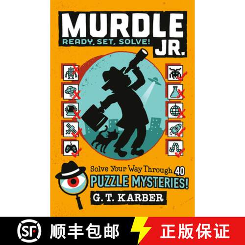 【3-4周达】Murdle Jr.: Ready, Set, Solve!: Solve Your Way Through 40 Puzzle Mysteries! [9780316582568]