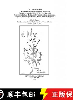 预订 The Comps of Mexico: A Systematic Account of the Family Asteraceae, Chapter 19 [9780996046350]