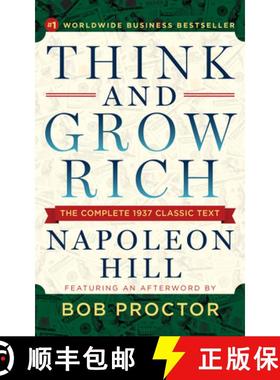 【3-4周达】Think and Grow Rich : The Complete 1937 Classic Text Featuring an Afterword by Bob Proctor [9781722505271]