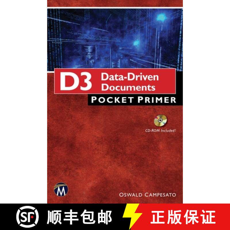 预订 D3 Data-Driven Documents Pocket Primer [9781938549656]