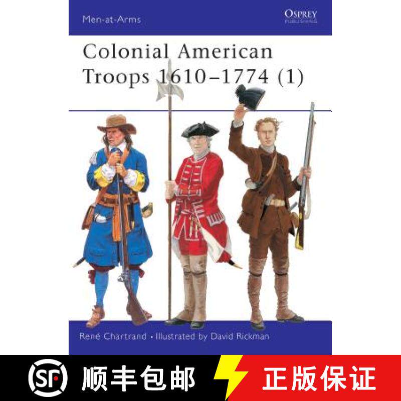 预订 Colonial American Troops 1610-1774 (1) [9781841763248]