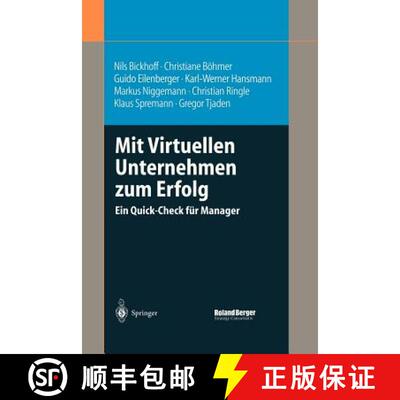 【3-4周达】Mit Virtuellen Unternehmen zum Erfolg : Ein Quick-Check für Manager [9783540442462]