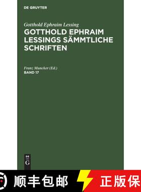 预订 Gotthold Ephraim Lessings Sämmtliche Schriften Gotthold Ephraim Lessings Sämmtliche Schriften [9783112339879]