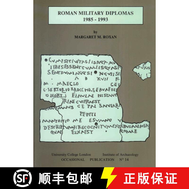 【3-4周达】Roman Military Diplomas 1985 to 1993 [9780905853338]