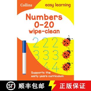 【3-4周达】Numbers 0-20 Age 3-5 Wipe Clean Activity Book: Prepare for Preschool with Easy Home Learning [9780008212957]