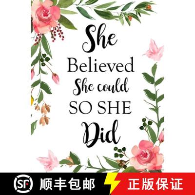【3-4周达】She Believed She Could So She Did: Adult Budget Planner (Printed), Budget Planner Book, Da... [9781304758798]