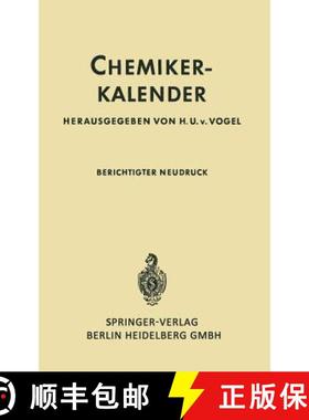 【3-4周达】Chemiker-Kalender [9783662277676]