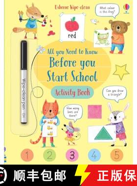 【3-4周达】Wipe-Clean All You Need to Know Before You Start School Activity Book [9781474968379]