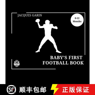 【3-4周达】Baby's First American Football Book: Black and White High Contrast Baby Book 0-12 Months o... [9780645837391]