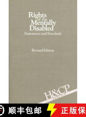 【3-4周达】Rights of the Mentally Disabled : Statements and Standards [9780890420027]