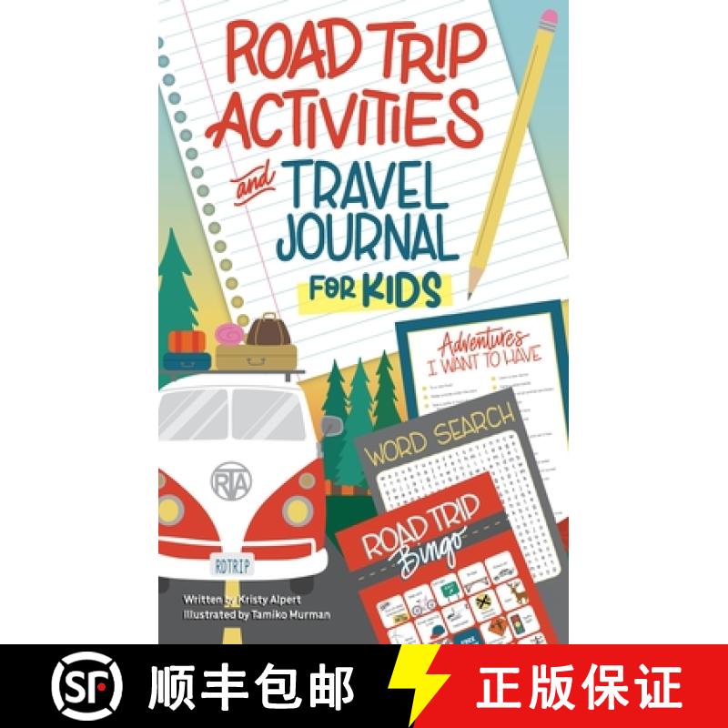【3-4周达】Adventure Awaits! Road Trip Activities & Travel Journal for Kids [9781641240994]