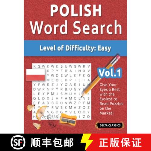 【3-4周达】Polish Word Search - Level of Difficulty: Easy - Vol.1 - Delta Classics - Give Your Eyes a... [9798349006616]