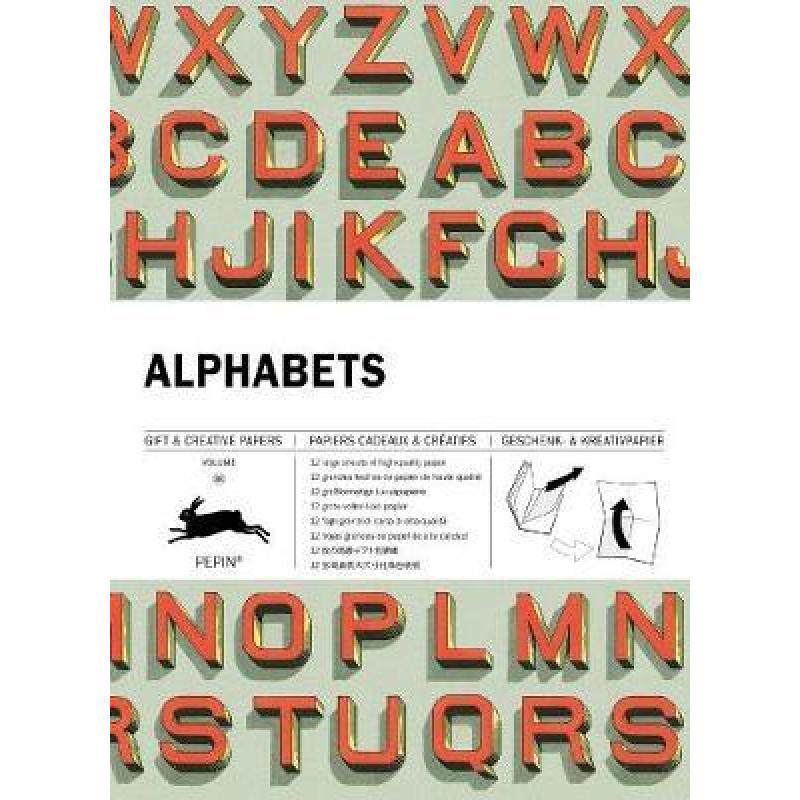 预订 alphabets: gift & creative paper boo. [9789460091018]