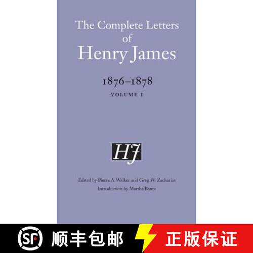 【3-4周达】精装 The Complete Letters of Henry James, 1876-1878: Volume 1 Volume 1 [9780803240636]