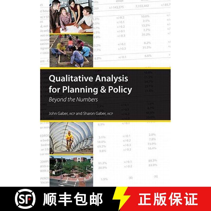【3-4周达】Qualitative Analysis for Planning and Policy: Beyond the Numbers [9781932364323]