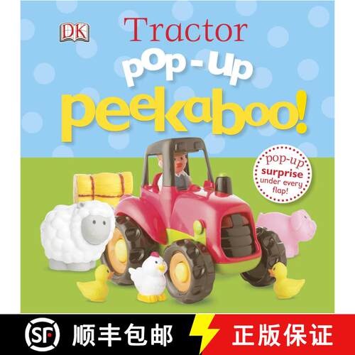 【3-4周达】Pop-Up Peekaboo! Tractor: A Bumpy Surprise Under Every Flap! [9781465416650]