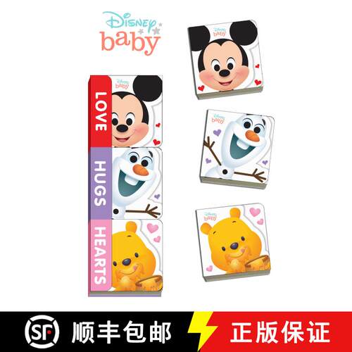 【3-4周达】Disney Baby: Love, Hugs, Hearts [9781368064569]