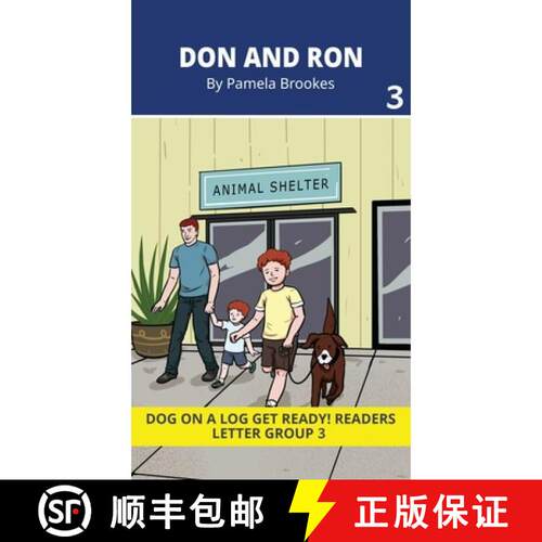 【3-4周达】精装 Don and Ron: Decodable Readers for Learning Letters and Reading Words. For Early, Eme... [9781648311079]